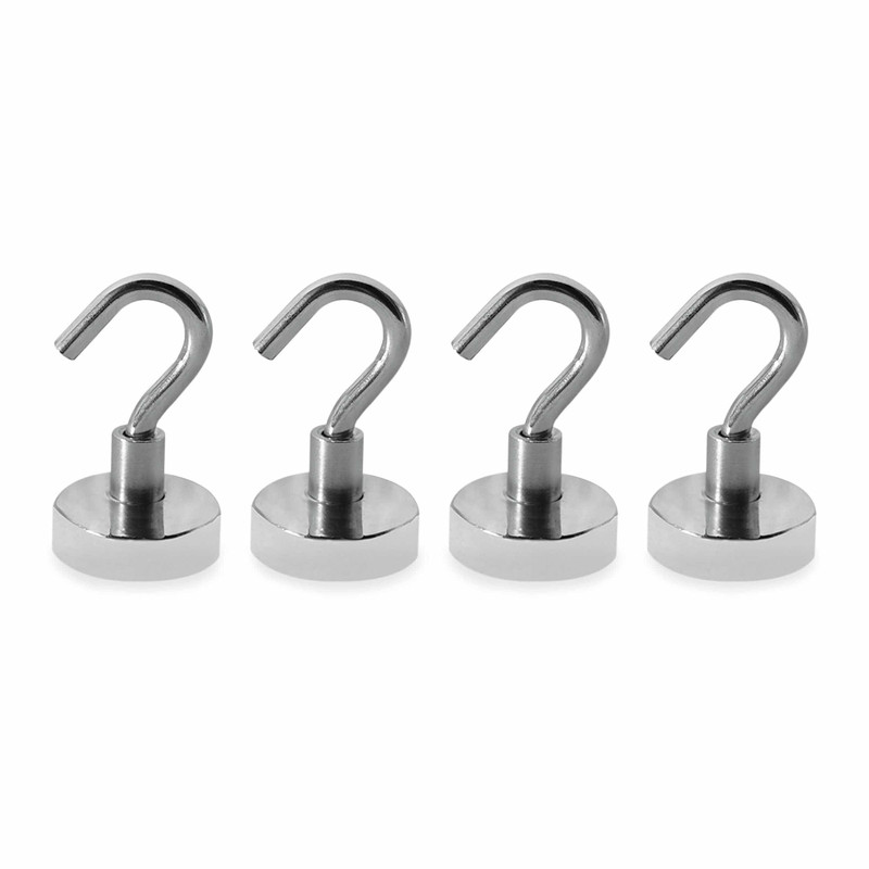 Small Magnetic Hooks - 4 Piece